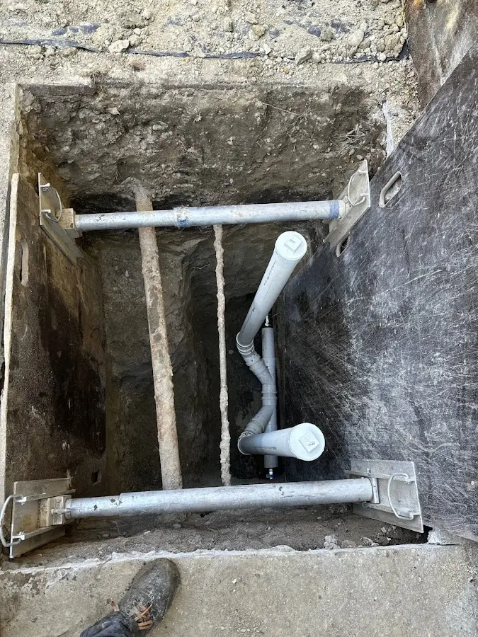 Experienced plumber completing Gas Line Repair work in Potomac Mills